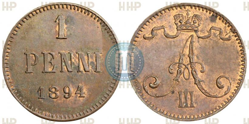 Picture 1 penni 1894 year  