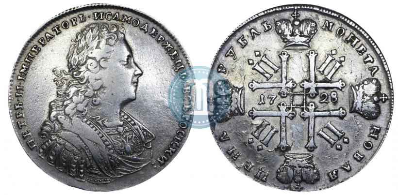 Picture 1 rouble 1728 year  "Type of 1728"