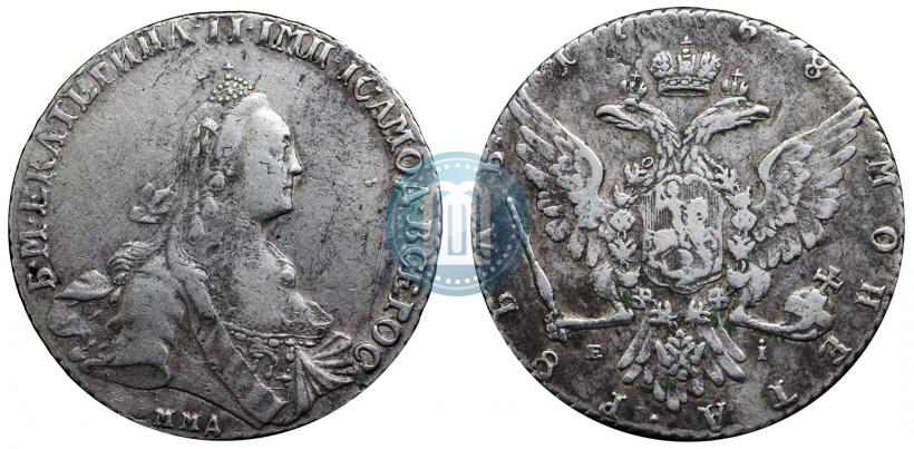 Picture 1 rouble 1768 year ММД-EI 