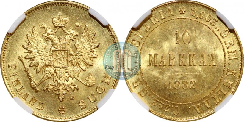 Picture 10 markkaa 1882 year S 