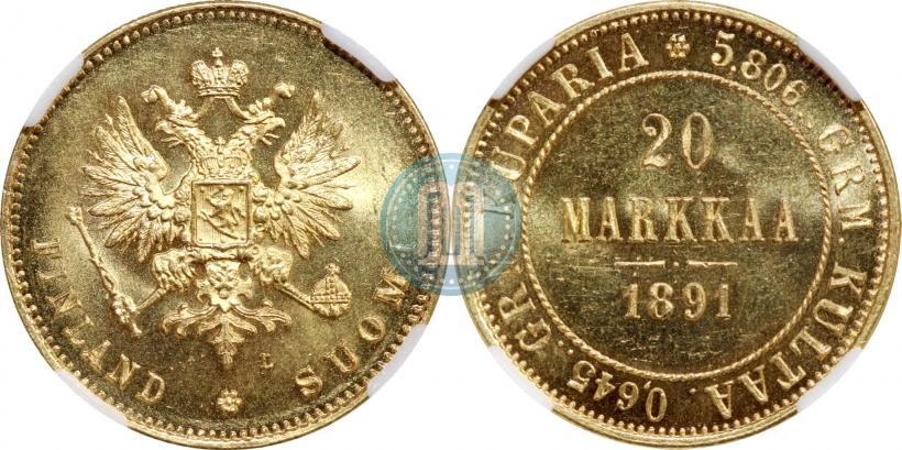 Фото 20 марок 1891 года L 