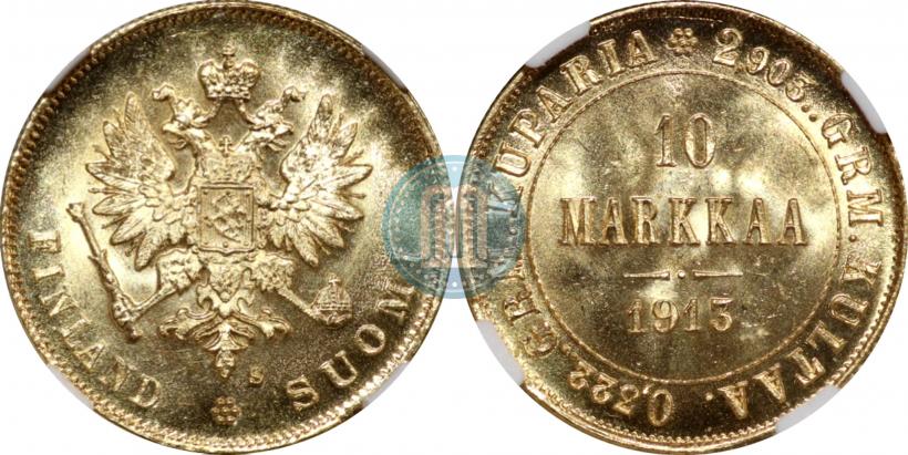 Picture 10 markkaa 1913 year S 