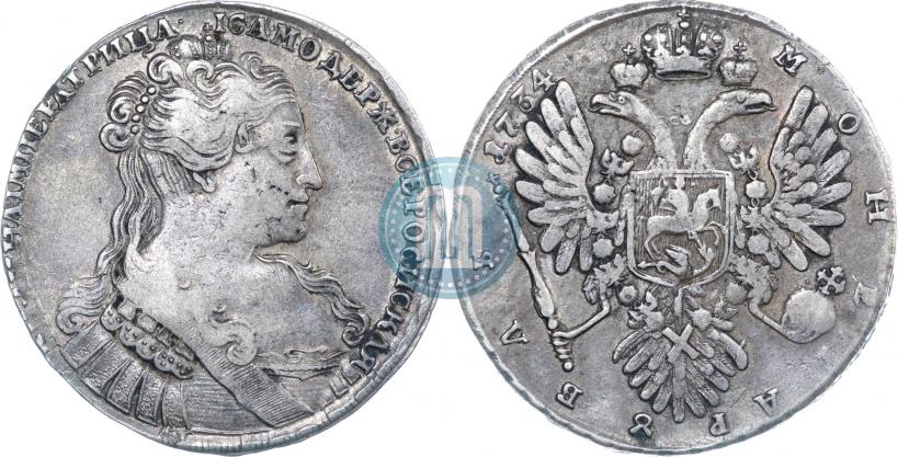 Picture 1 rouble 1734 year  "Type of 1734"
