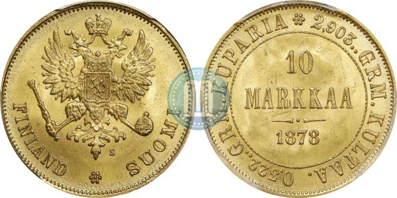 Picture 10 markkaa 1878 year S 