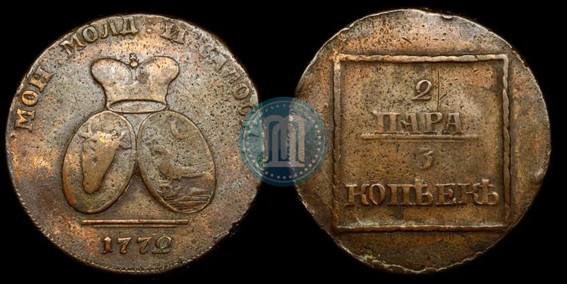 Фото 2 пара - 3 копейки 1772 года  