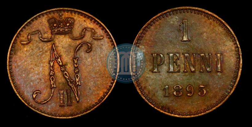Picture 1 penni 1895 year  