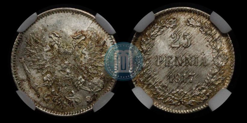Фото 25 пенни 1917 года S 