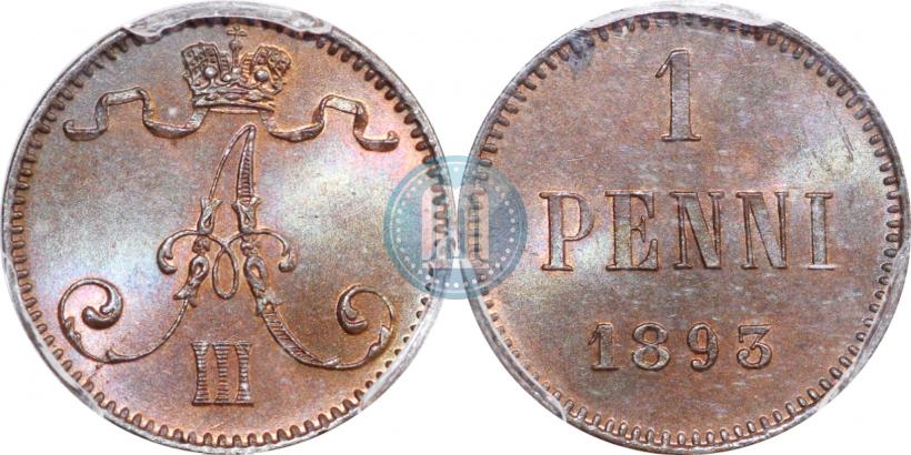 Picture 1 penni 1893 year  