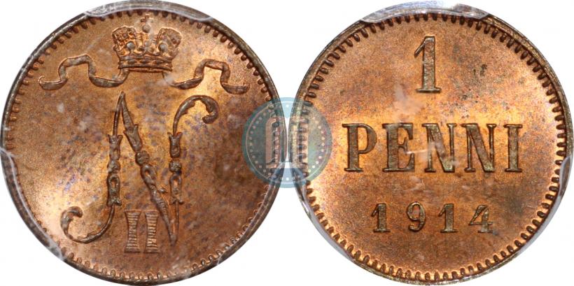 Picture 1 penni 1914 year  