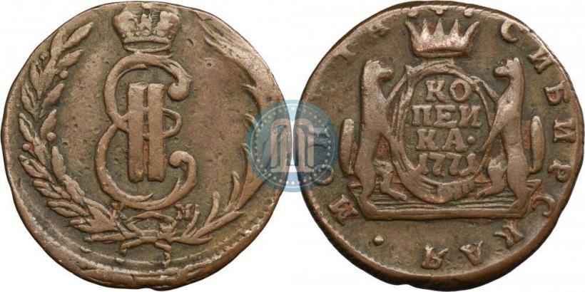 Picture 1 kopeck 1771 year КМ 