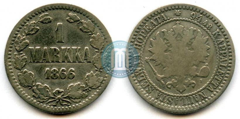 Фото 1 марка 1866 года S 