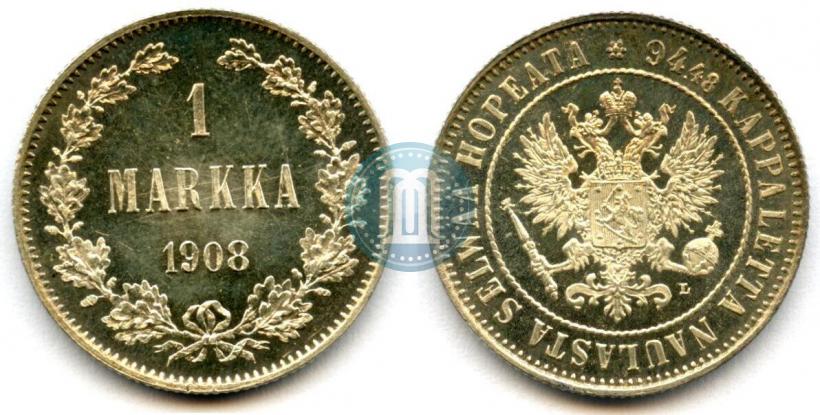 Фото 1 марка 1908 года L 