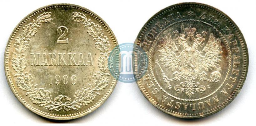 Picture 2 markkaa 1906 year L 