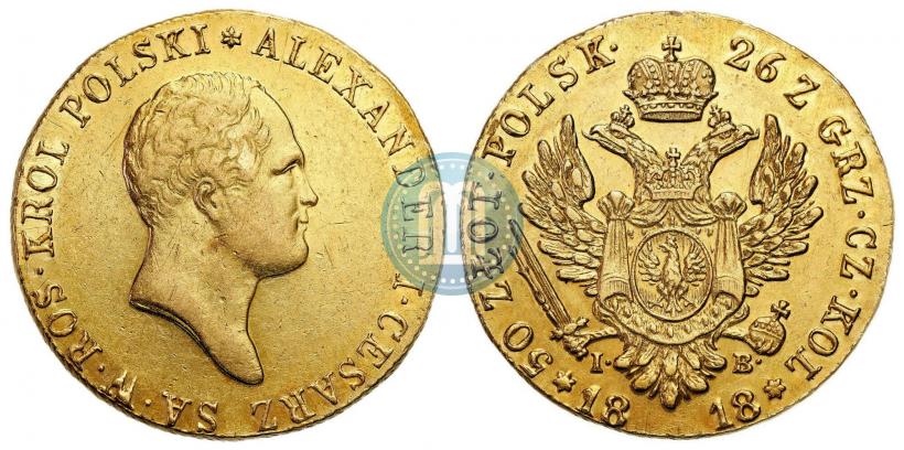 Picture 1 złoty 1818 year IB 
