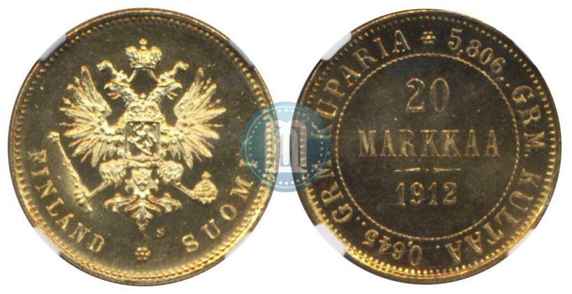 Picture 20 markkaa 1912 year S 