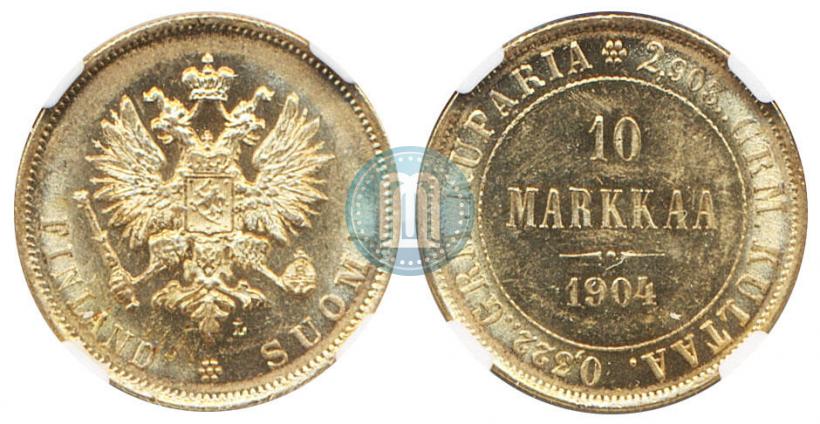 Picture 10 markkaa 1904 year L 