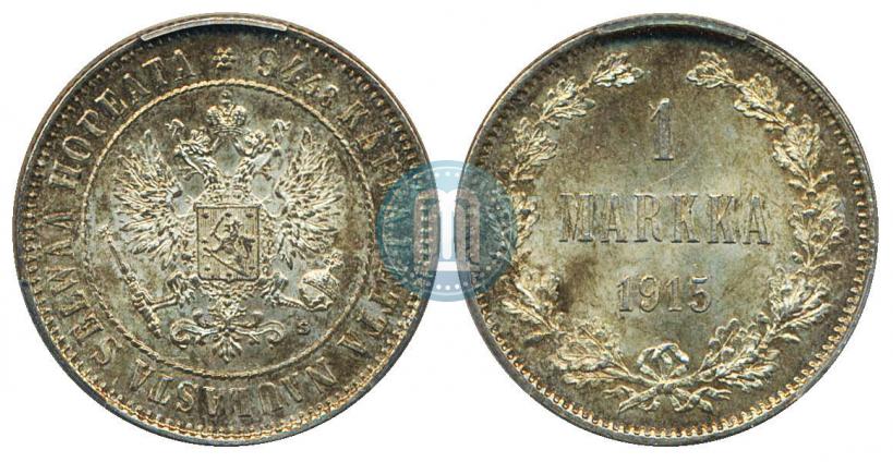 Picture 1 markka 1915 year S 