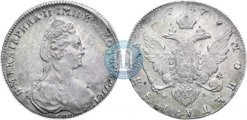 Фото 1 рубль 1779 года СПБ-ФЛ 