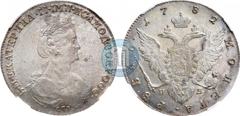 Picture 1 rouble 1782 year СПБ-ИЗ 