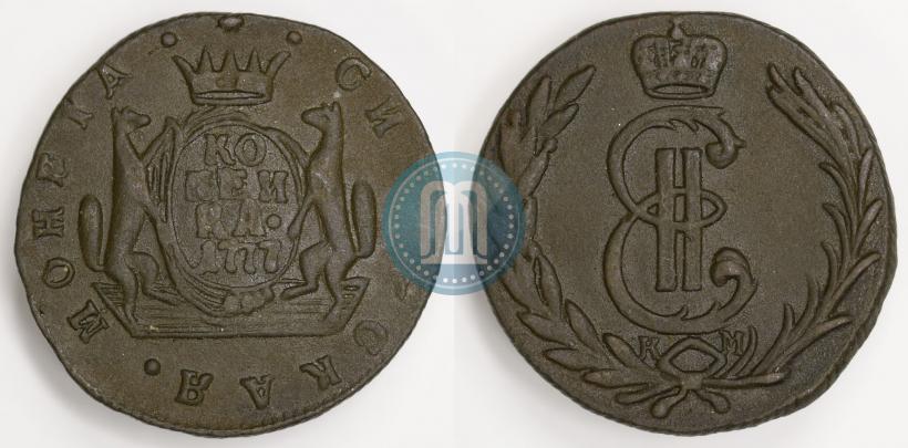 Picture 1 kopeck 1777 year КМ 