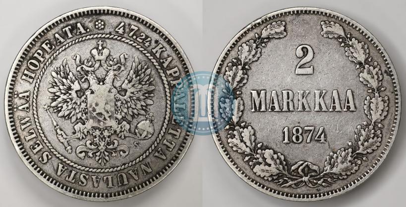 Фото 2 марки 1874 года S 