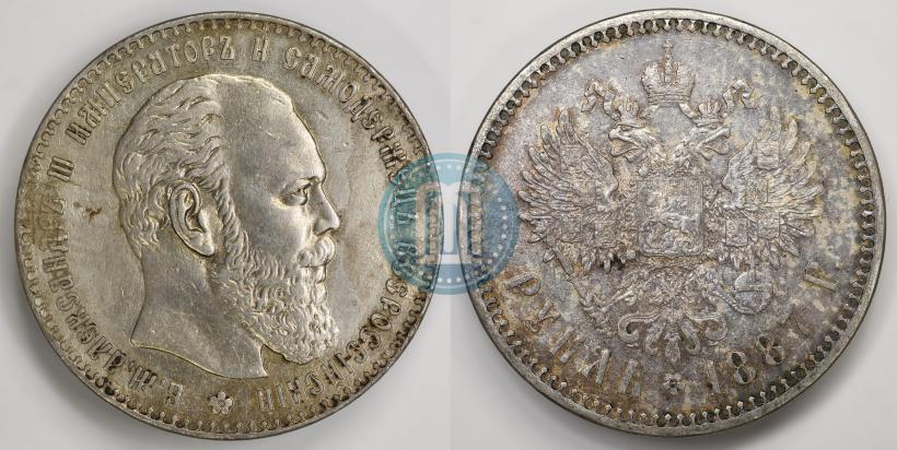 Picture 1 rouble 1887 year (АГ) 