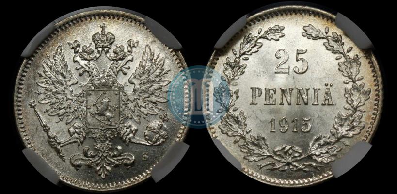 Фото 25 пенни 1915 года S 