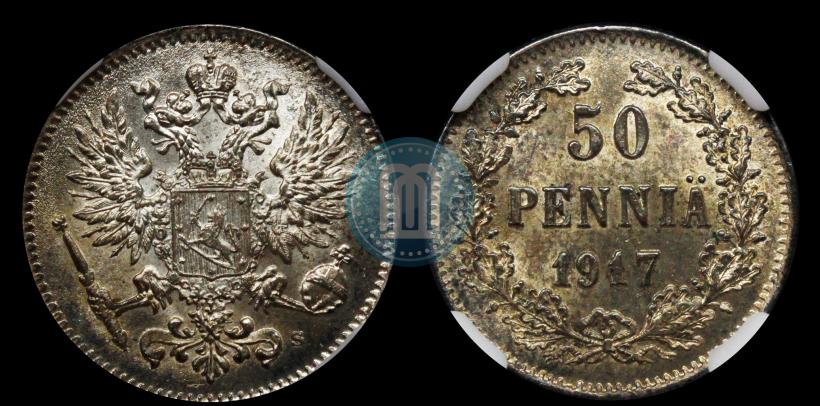 Picture 50 pennia 1917 year S 