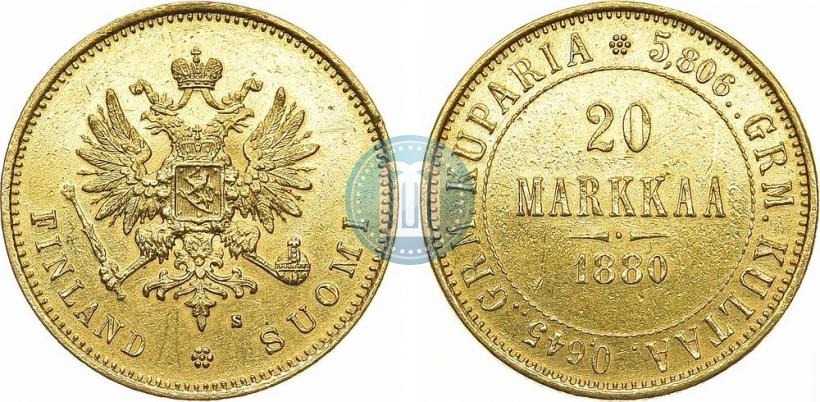Фото 20 марок 1880 года S 