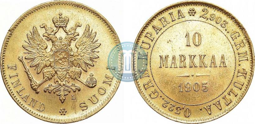 Фото 10 марок 1905 года L 