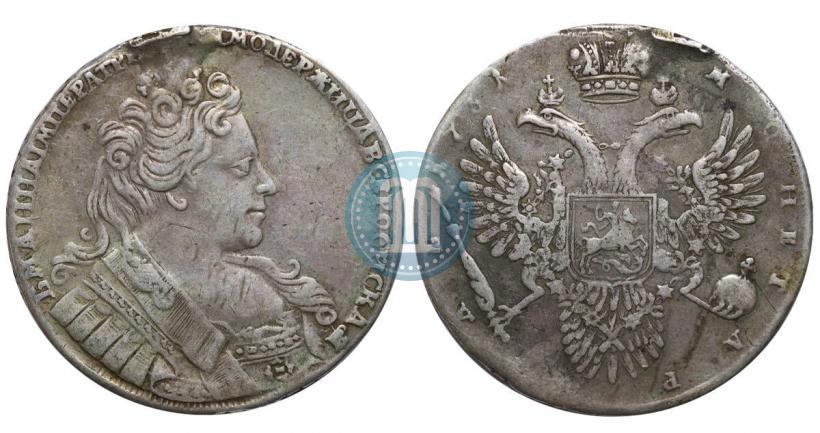 Picture 1 rouble 1731 year  