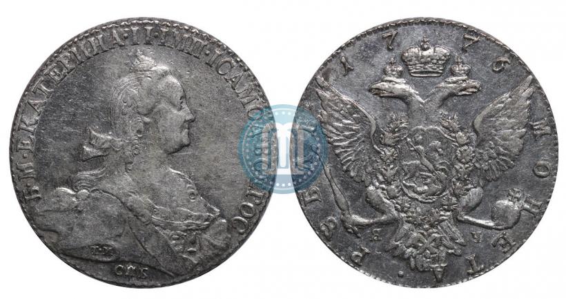 Picture 1 rouble 1776 year СПБ-ЯЧ 