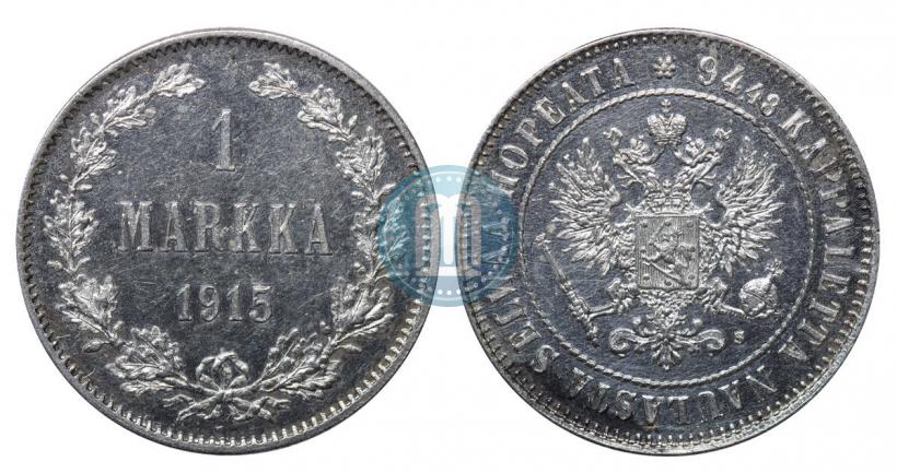 Picture 1 markka 1915 year S 