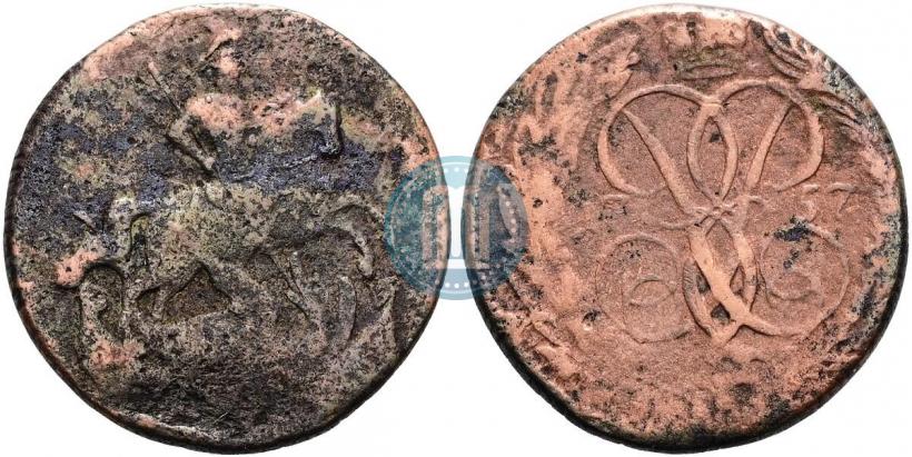 Фото Денга 1757 года  