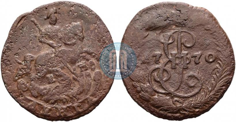 Фото Денга 1770 года ЕМ 