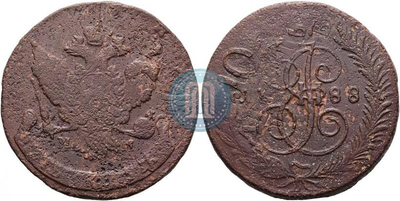 Picture 5 kopecks 1788 year ММ 