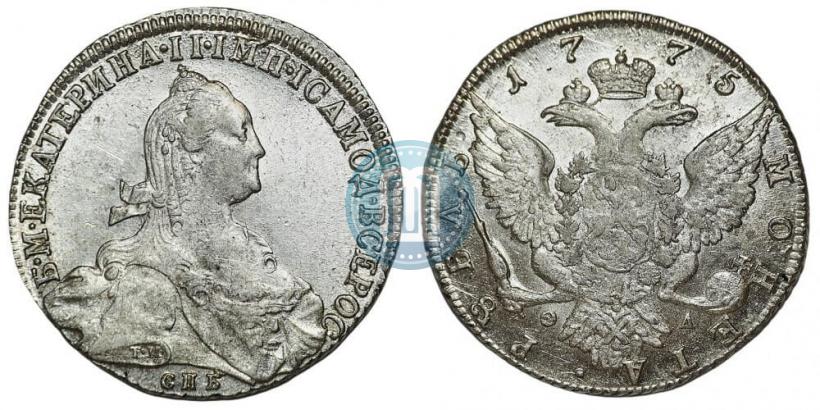 Picture 1 rouble 1775 year СПБ-ФЛ 