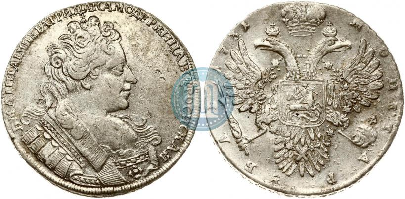 Фото 1 рубль 1731 года  