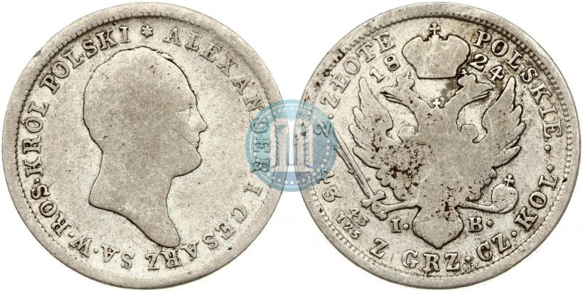 Picture 2 złote 1824 year IB 
