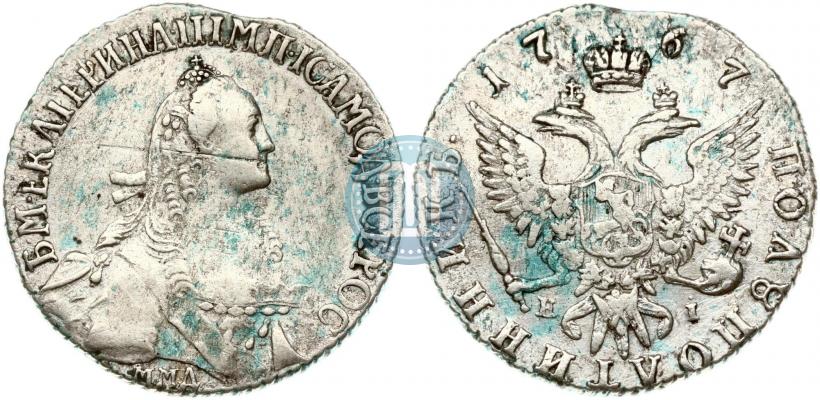 Фото Полуполтинник 1767 года ММД-EI 