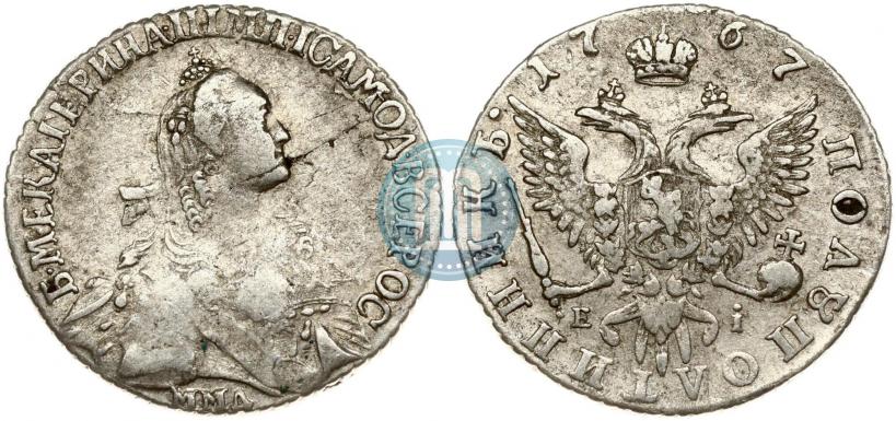 Фото Полуполтинник 1767 года ММД-EI 
