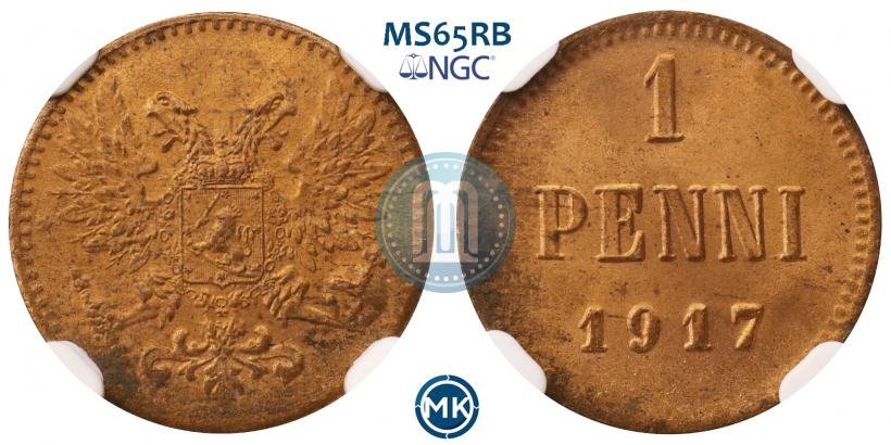 Picture 1 penni 1917 year  