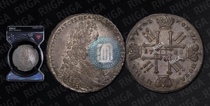 Picture 1 rouble 1728 year  "Type of 1728"