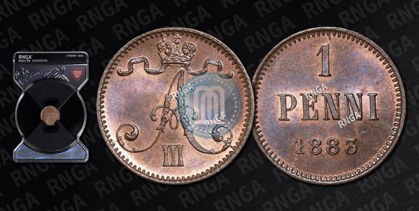 Picture 1 penni 1883 year  