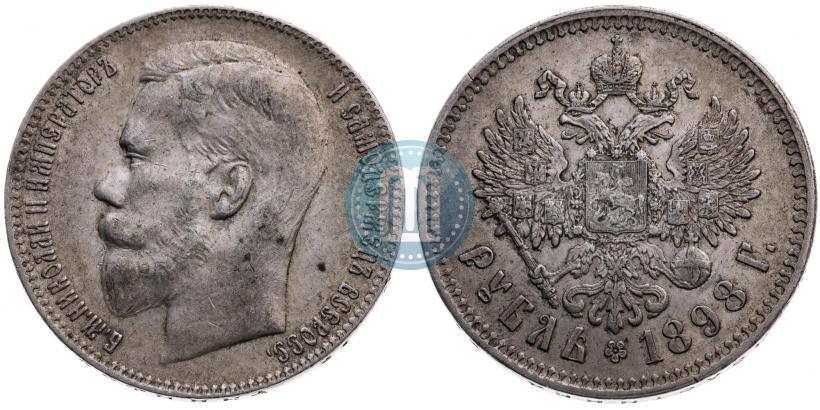 Picture 1 rouble 1898 year (**) 