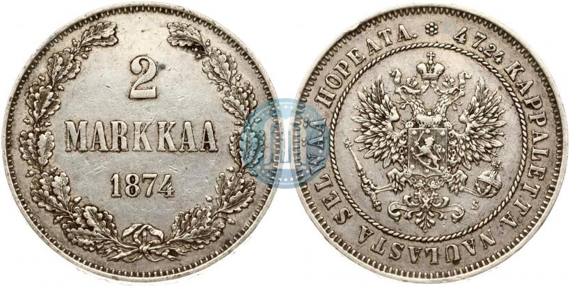 Фото 2 марки 1874 года S 