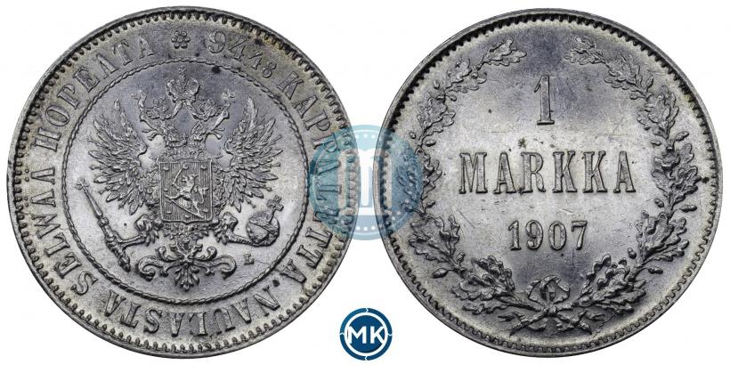 Picture 1 markka 1907 year L 
