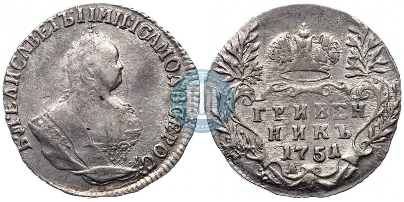 Picture Grivennik 1751 year А 