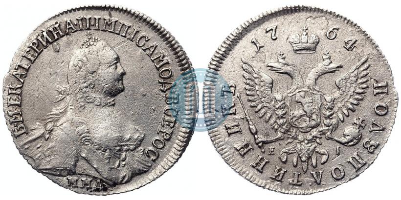 Фото Полуполтинник 1764 года ММД-EI-Т.I. 