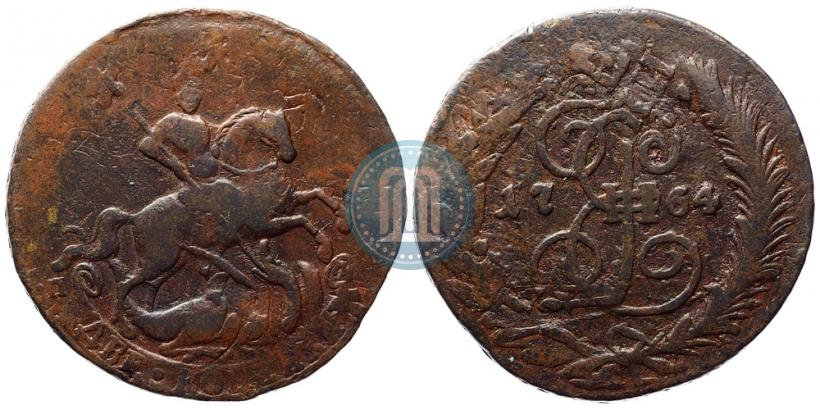 Фото 2 копейки 1764 года СПМ 